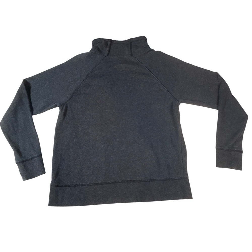 T by Alexander Wang‎ Funnel Neck Pullover Sweatshirt Gray Women's - Picture 3 of 10